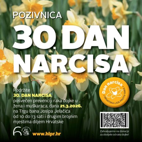 30. Dana narcisa – dan podizanja svjesnosti o raku dojke